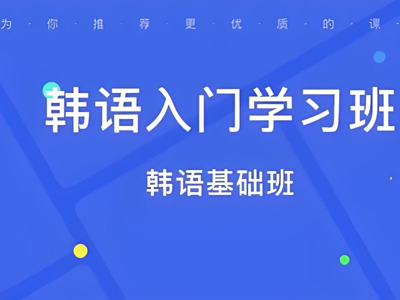 2026 武汉零基础学韩语去哪学更靠谱？正规韩语培训班 TOP4 排名一览