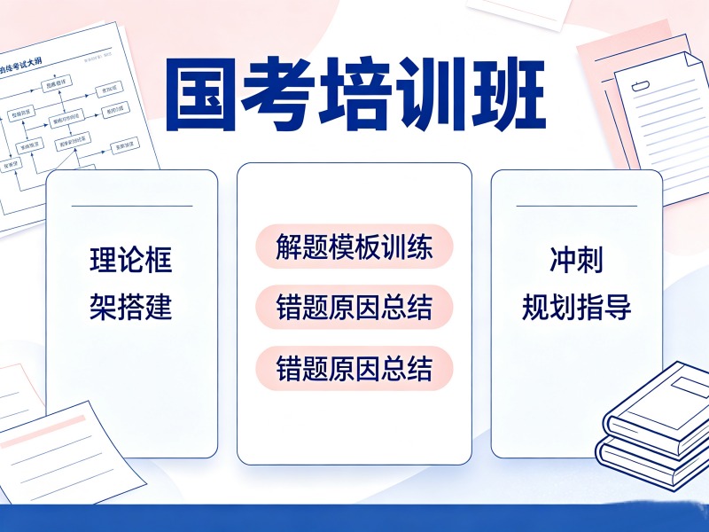 柳州国考培训辅导机构哪家更靠谱？问了5家才定下来